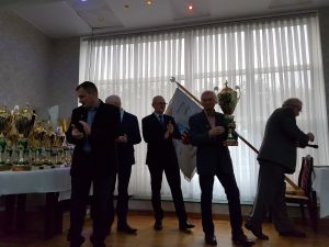 Rozdanie nagród podczas Okręgowej Wystawy Gołębi Pocztowych- Brodnica 2017