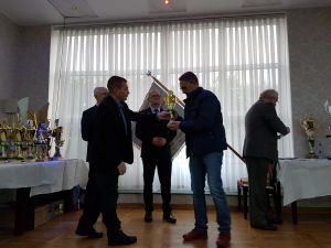 Rozdanie nagród podczas Okręgowej Wystawy Gołębi Pocztowych- Brodnica 2017